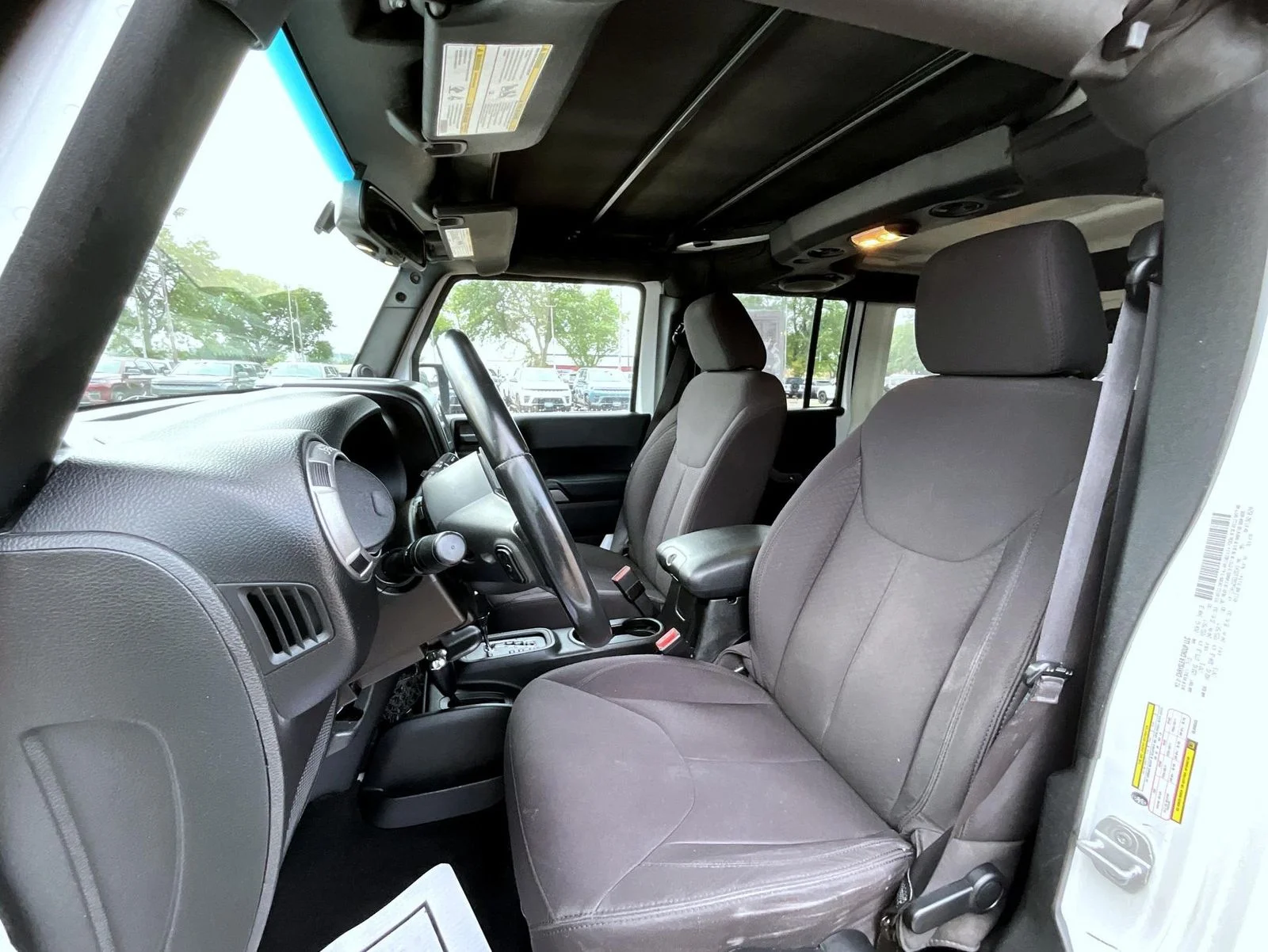Used 2013 White Jeep Unlimited Sport image 11