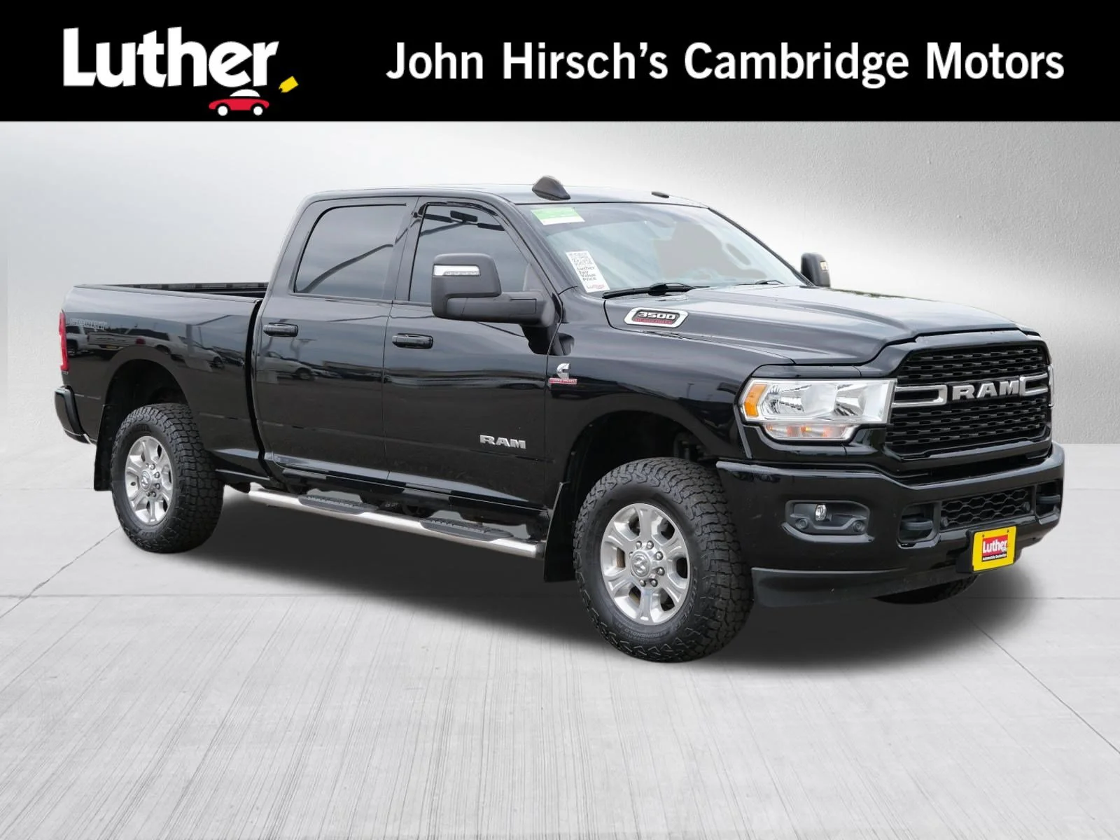Certified Used 2023 Diamond Black Crystal Pearlcoat Ram Big Horn image 1
