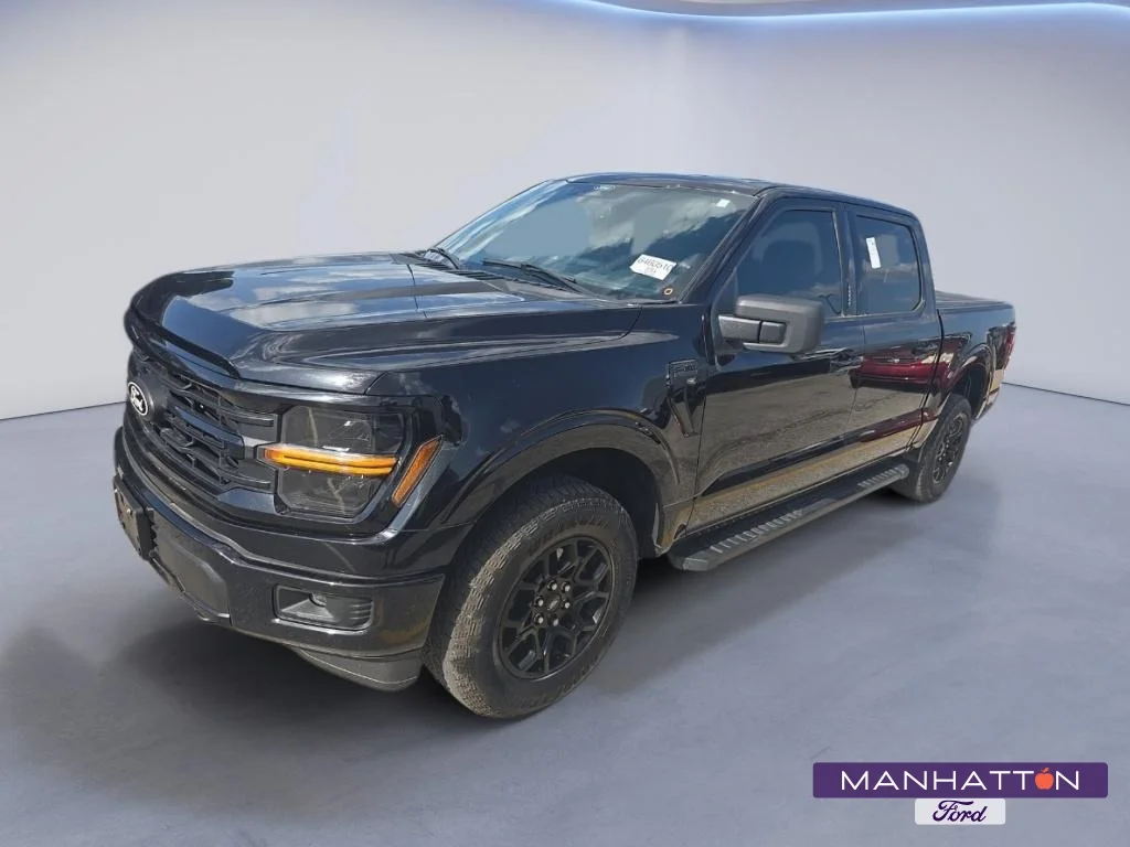 Used 2024 Agate Black Metallic Ford XLT image 1
