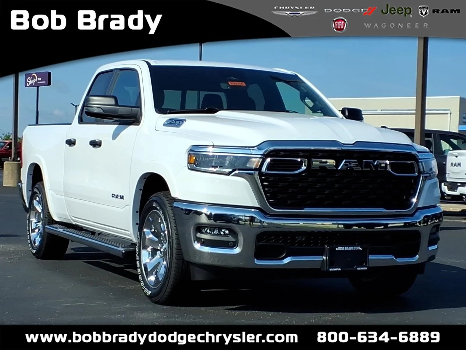 New 2026 Bright White Clearcoat RAM Big Horn image 1