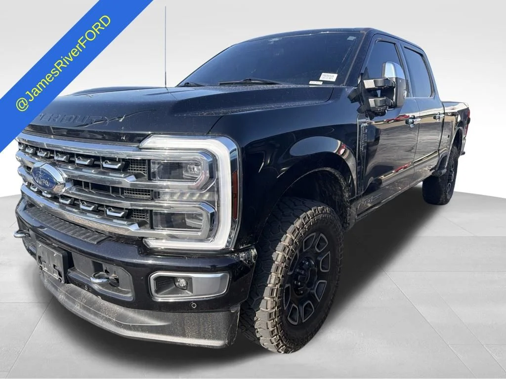 Certified Used 2024 Black Metallic Ford Platinum image 2