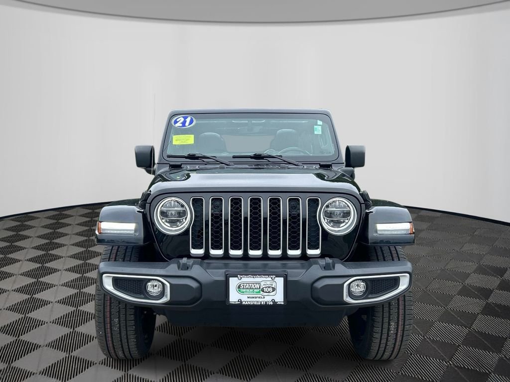 Used 2021 Black Jeep Unlimited Sahara 4xe image 8