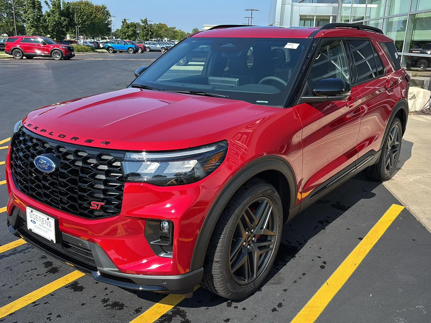 New 2026 Rapid Red Metallic Tinted Clearcoat Ford ST image 3