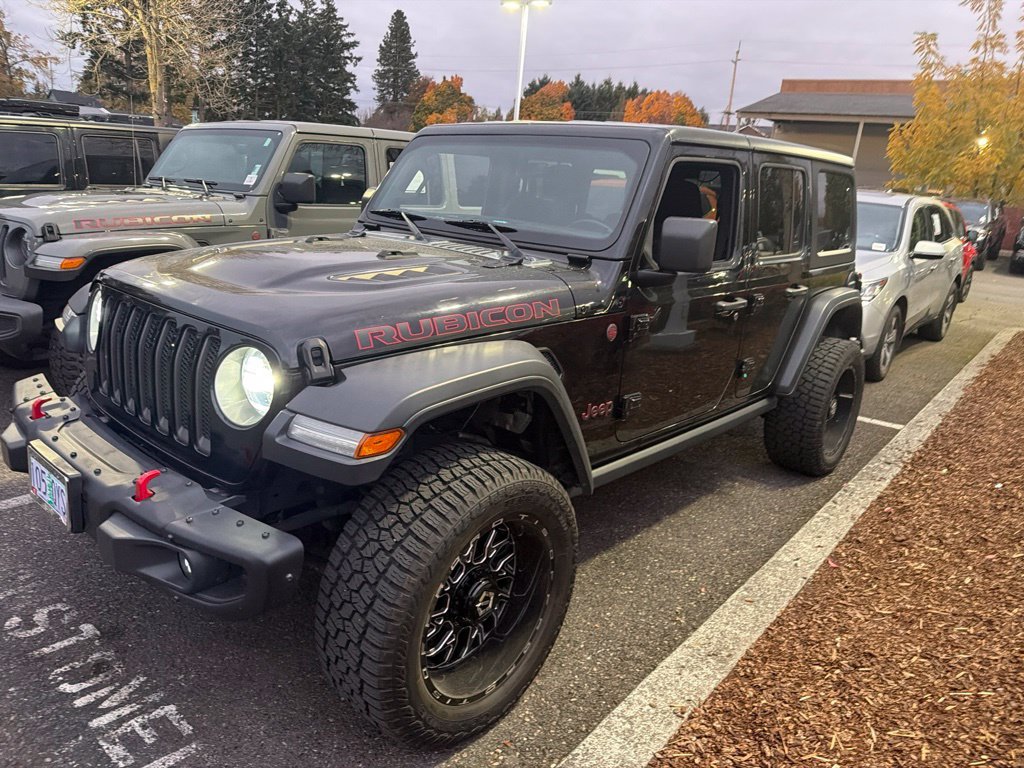Used 2018 Black Clearcoat Jeep Unlimited Rubicon image 3