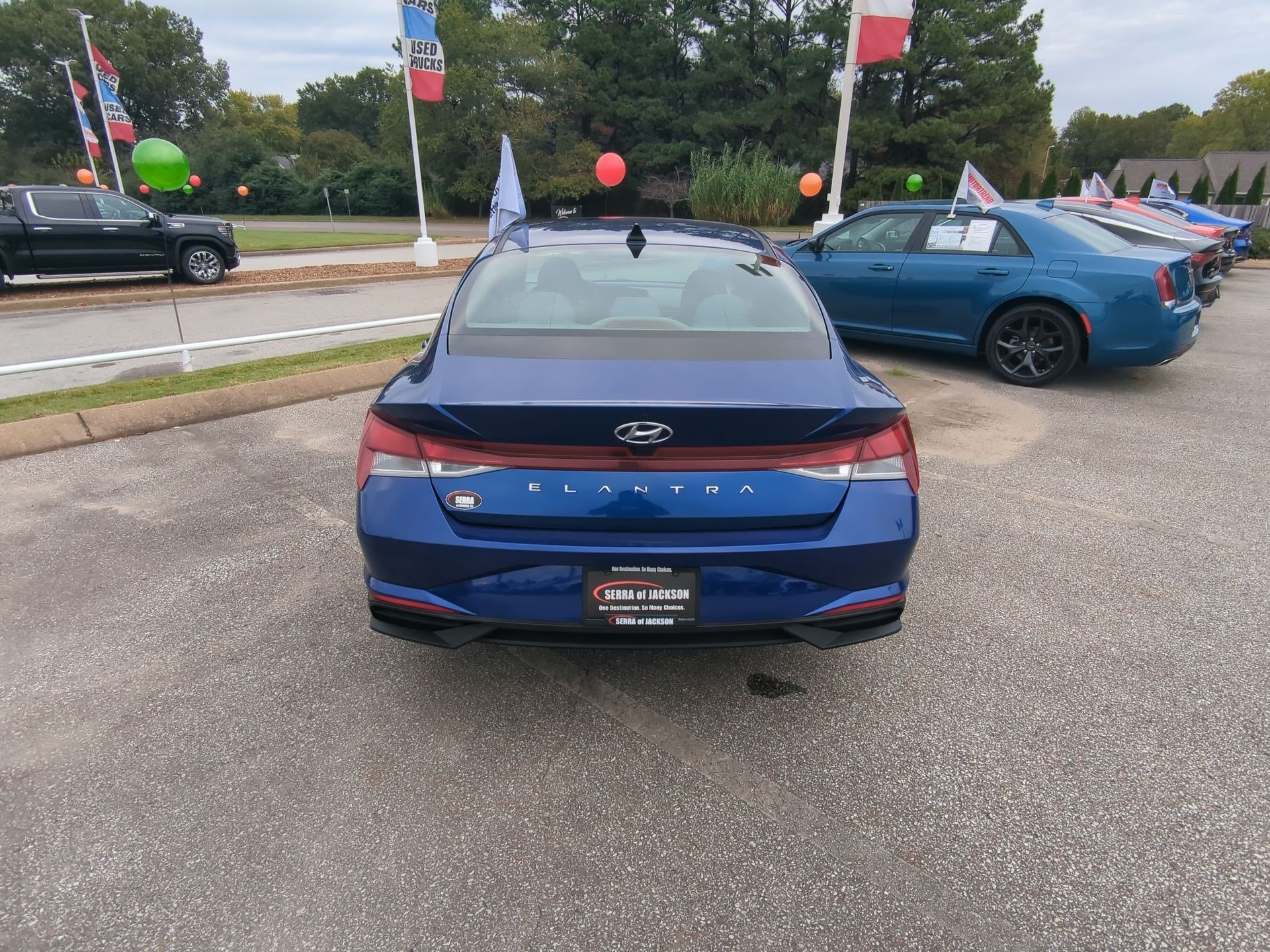 Used 2023 Intense Blue Hyundai SEL image 8