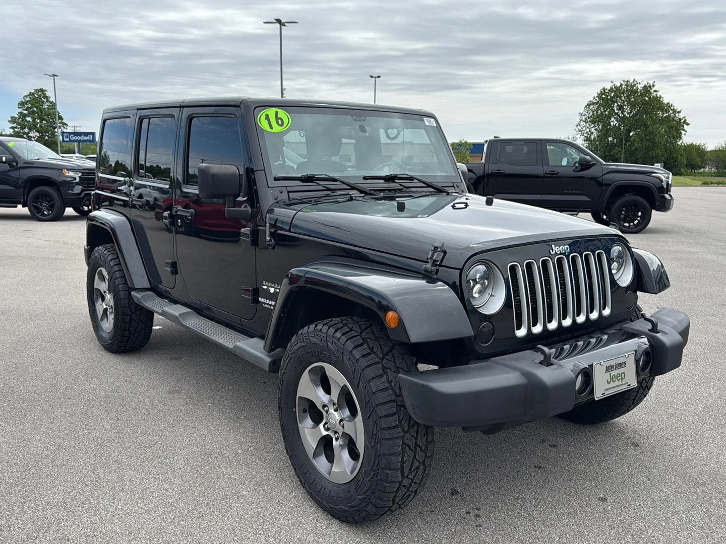 Used 2016 Jeep Wrangler Unlimited Sahara with VIN 1C4HJWEG7GL219779 for sale in Scottsburg, IN