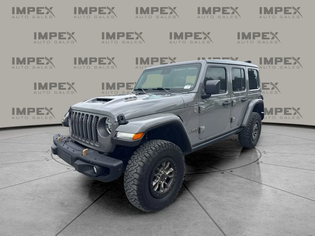 Used 2021 Gray Jeep Unlimited Rubicon 392 image 1