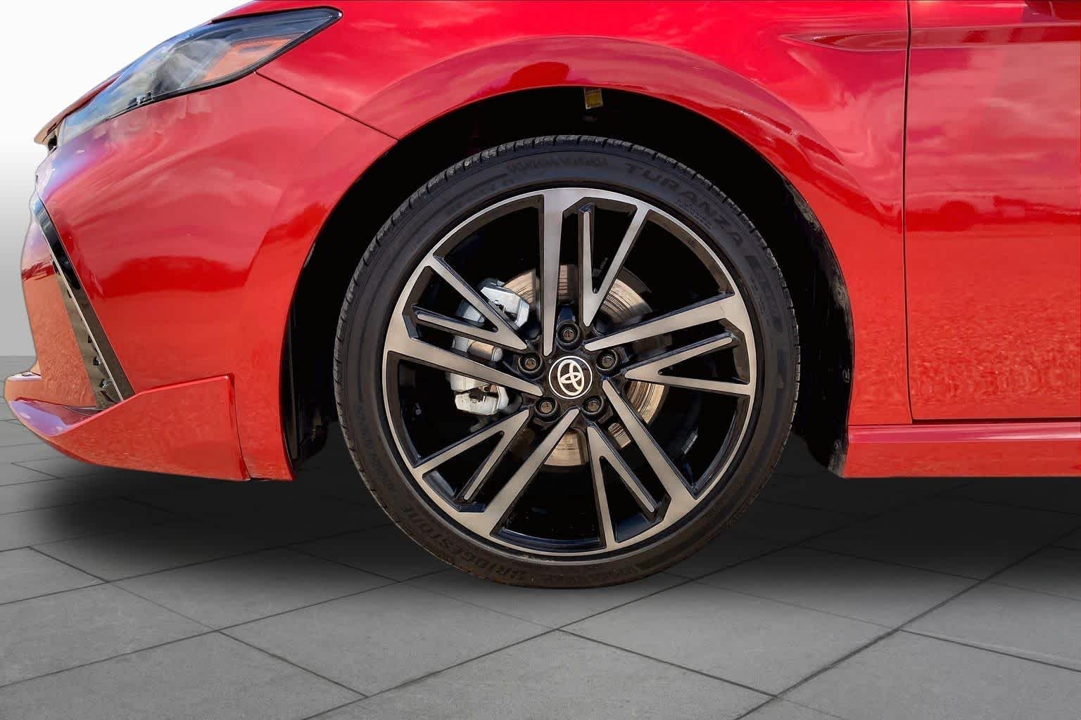 Used 2025 Supersonic Red/Midnight Black Metallic Toyota XSE image 11