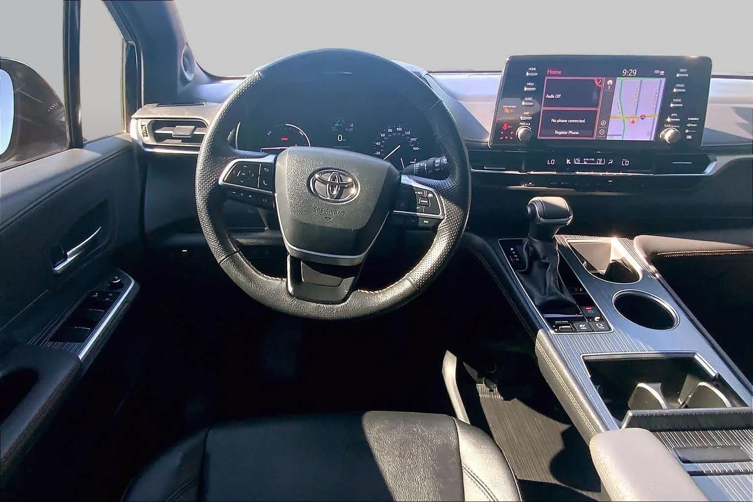 Used 2024 Midnight Black Metallic Toyota Woodland Edition image 6