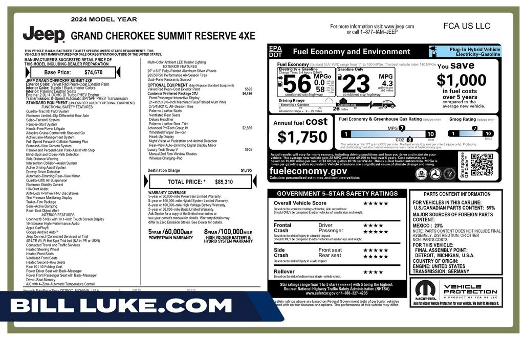 2024 Jeep Grand Cherokee 4xe
