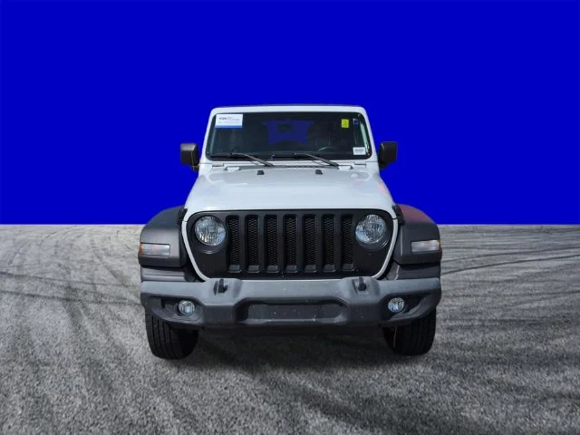 Certified Used 2021 Bright White Clearcoat Jeep Unlimited Sport S image 9