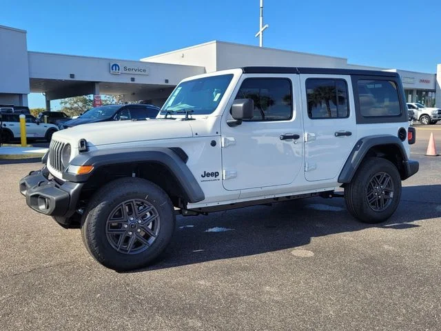 New 2026 Bright White Clear-Coat Exterior Paint Jeep Sport S image 3
