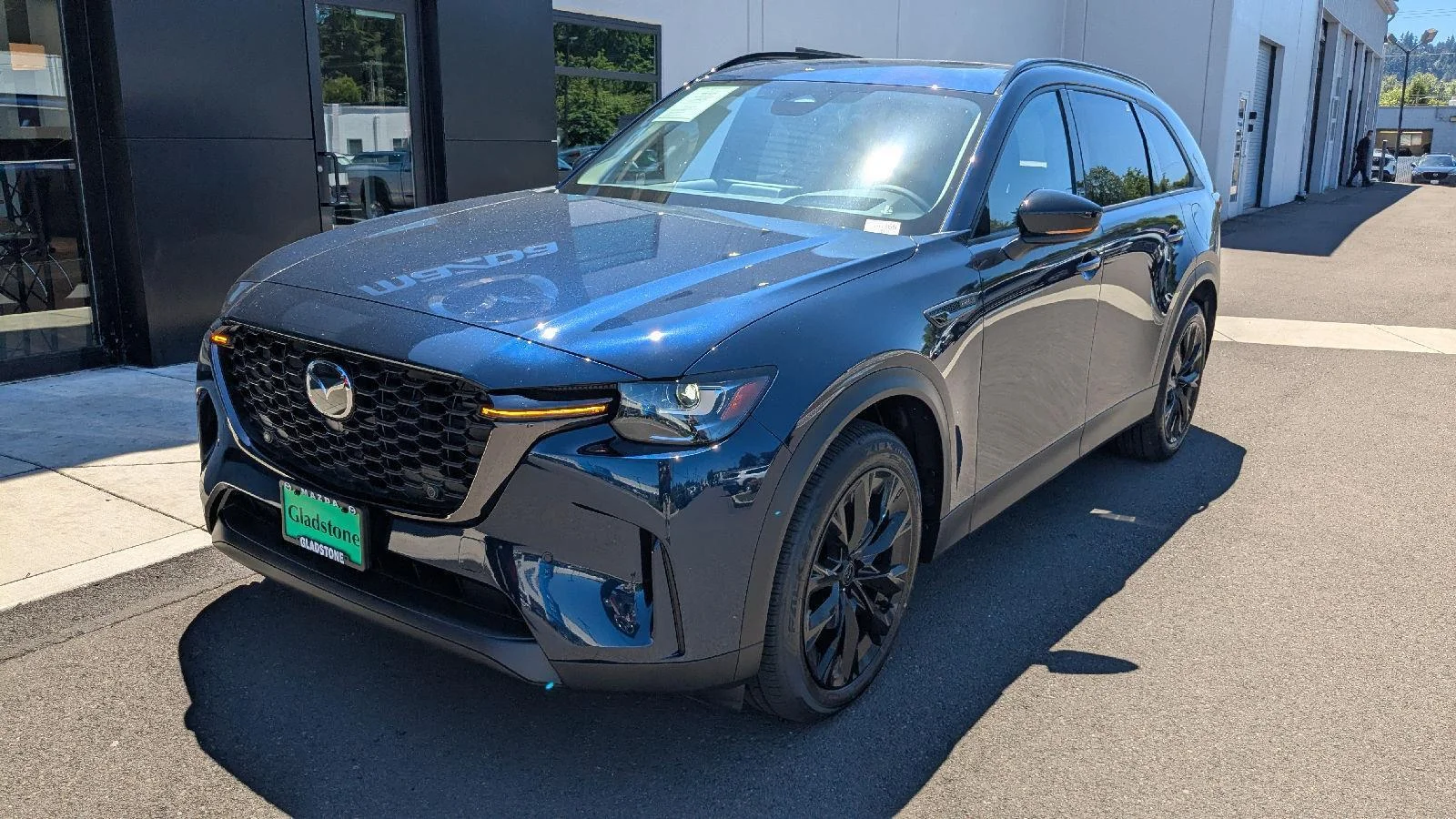 New 2026 Deep Crystal Blue Mica Mazda Premium Sport AWD image 2