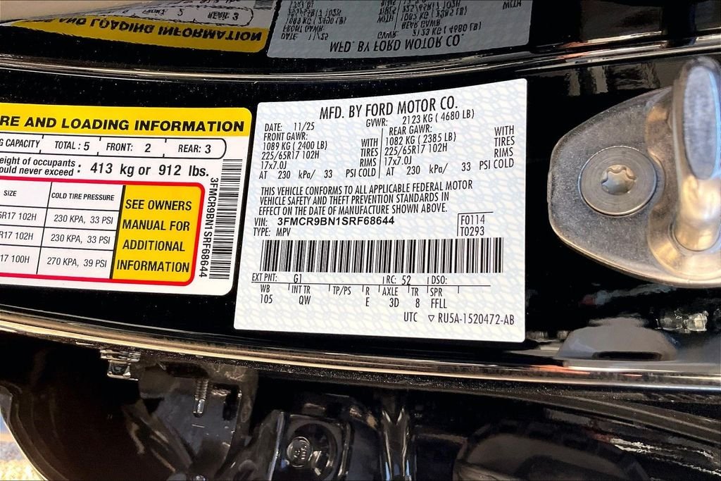 New 2025 Ford Bronco Sport Big Bend 4D Sport Utility