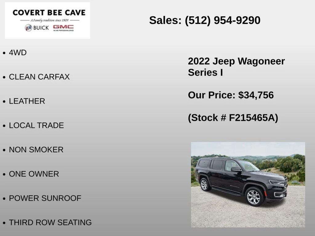 Used 2022 Black Jeep Series I image 6