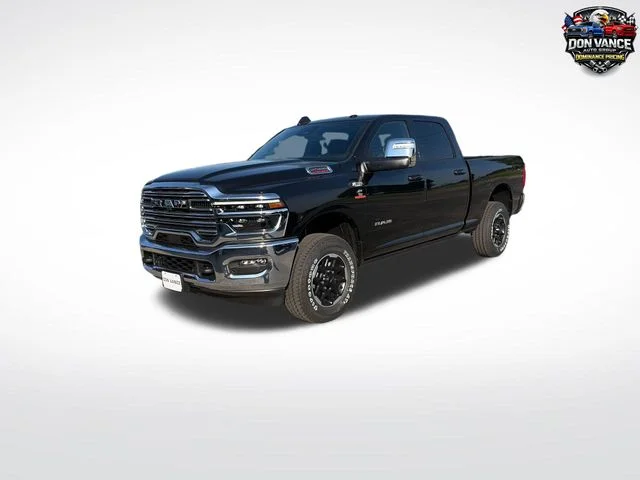 New 2026 Diamond Black Crystal Pearl-Coat Exterior Paint RAM Laramie image 1