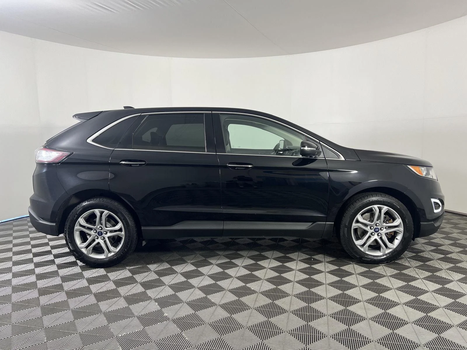 Used 2018 Shadow Black Ford Titanium image 2