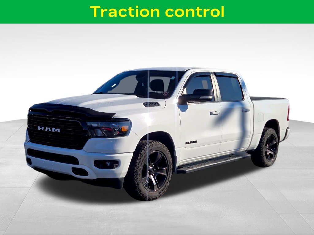 Used 2020 Bright White Clearcoat RAM Big Horn image 4