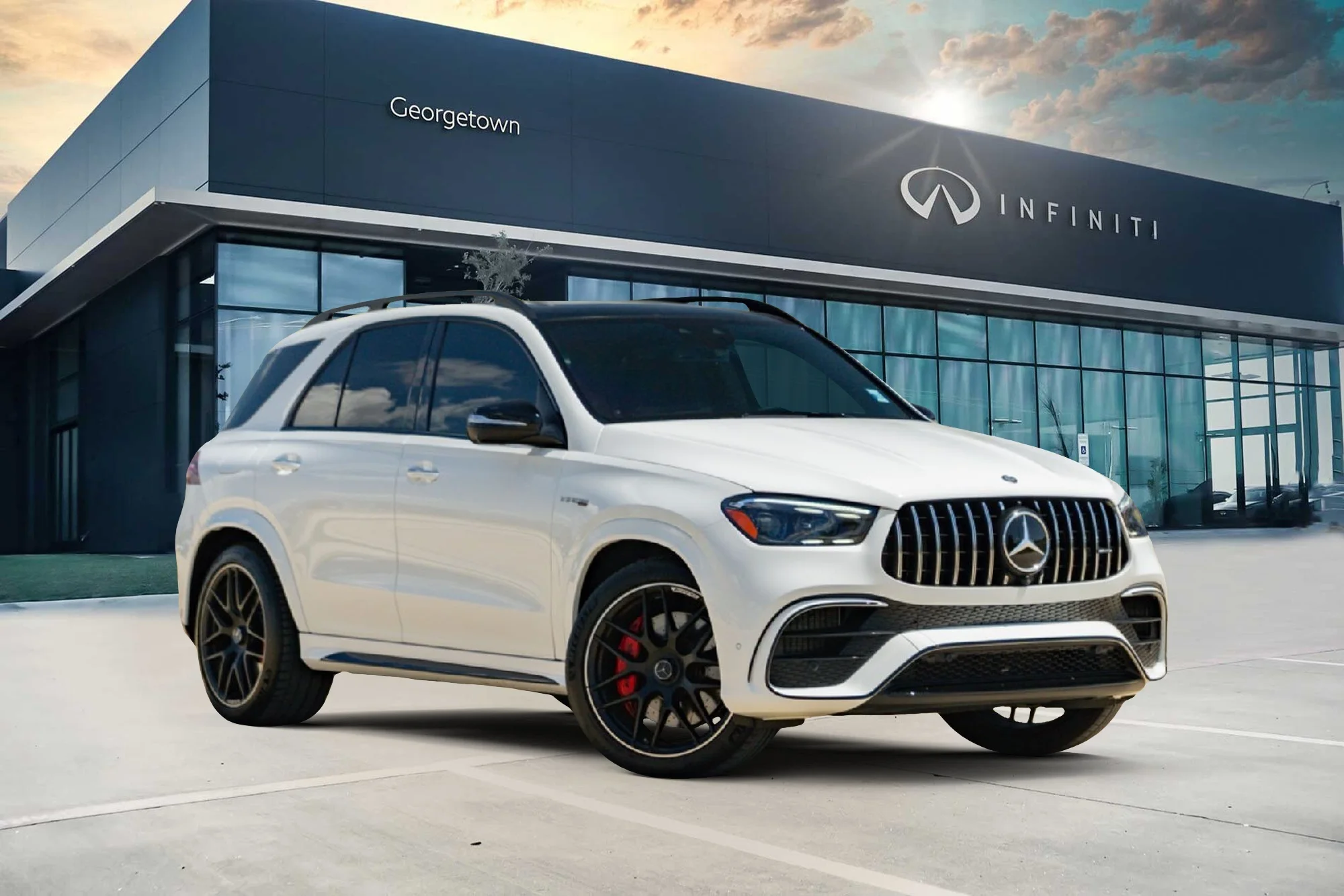 Used 2025 White Mercedes-Benz GLE 63 S AMG® image 1