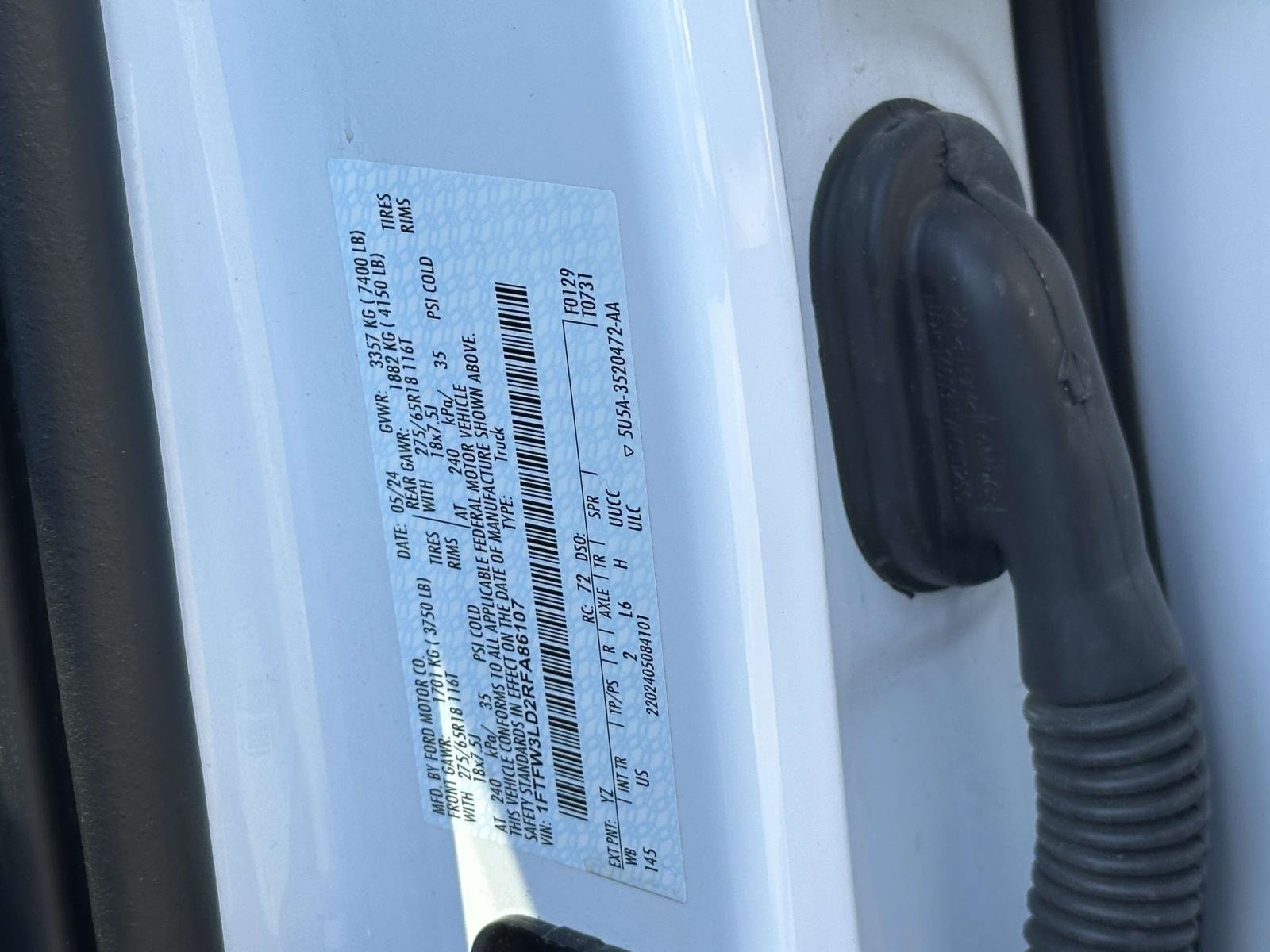 Used 2024 White Ford XLT image 38