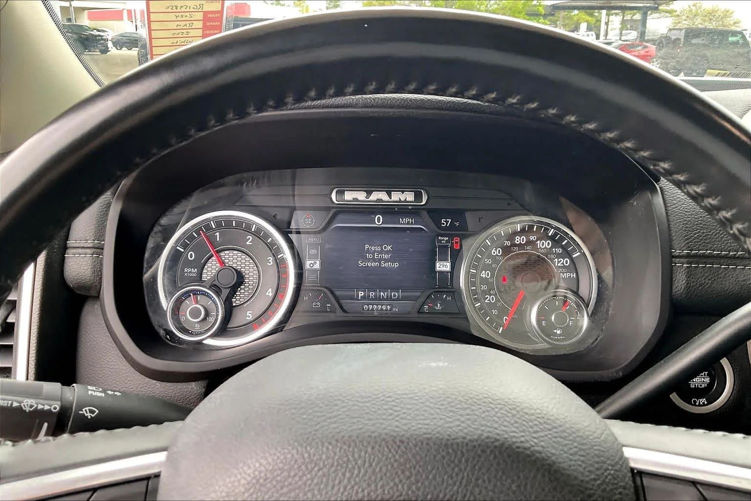 Used 2024 Bright White Clearcoat Ram Laramie image 25