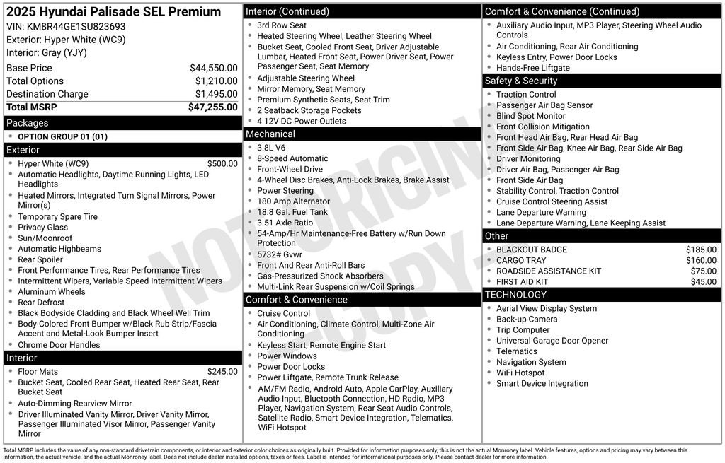 Certified Used 2025 White Hyundai SEL Premium image 7