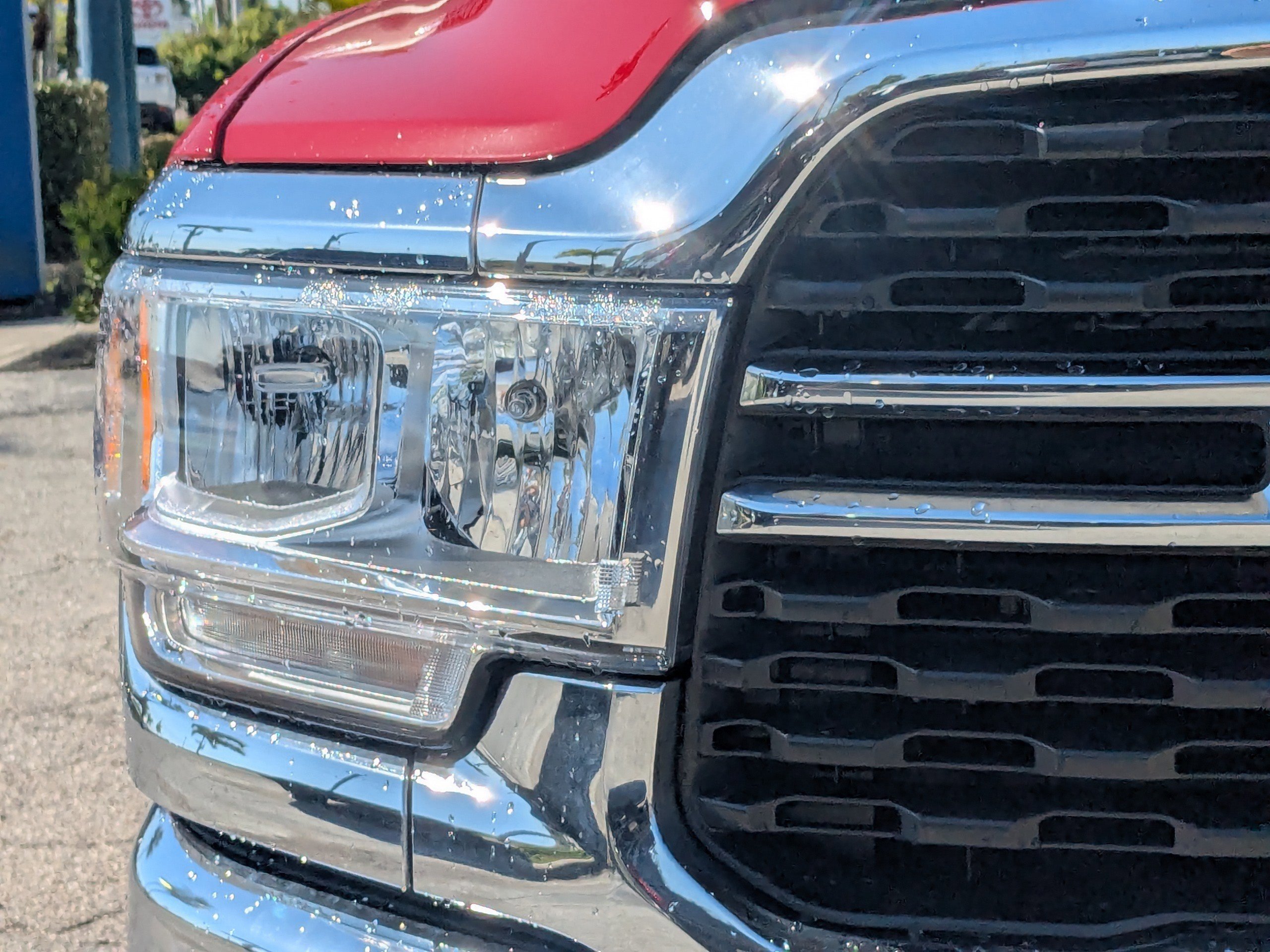 Used 2024 Flame Red Clearcoat Ram Big Horn image 10