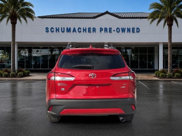 Used 2024 Barcelona Red Metallic Toyota LE image 6