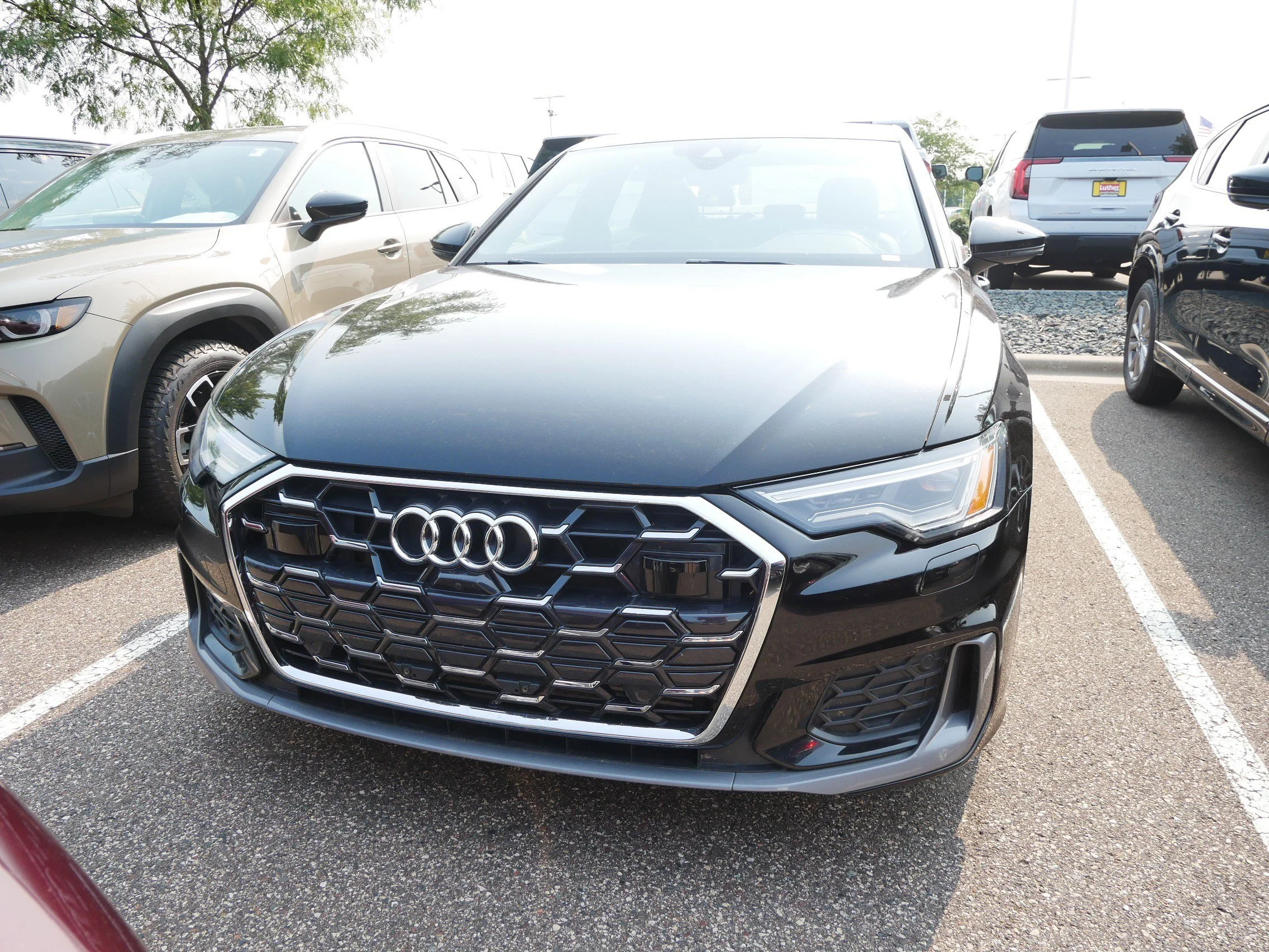 Used 2024 Mythos Black Metallic Audi Premium Plus image 2