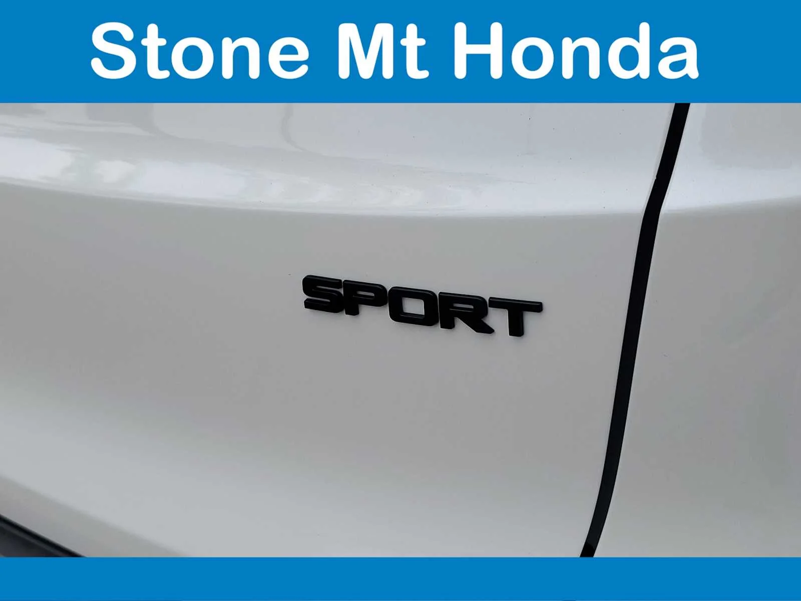 New 2026 Platinum White Pearl Honda Sport image 7