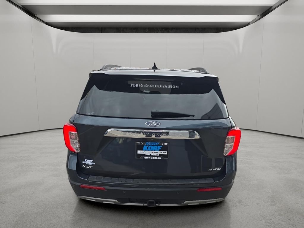 Used 2022 Stone Blue Metallic Ford XLT image 5