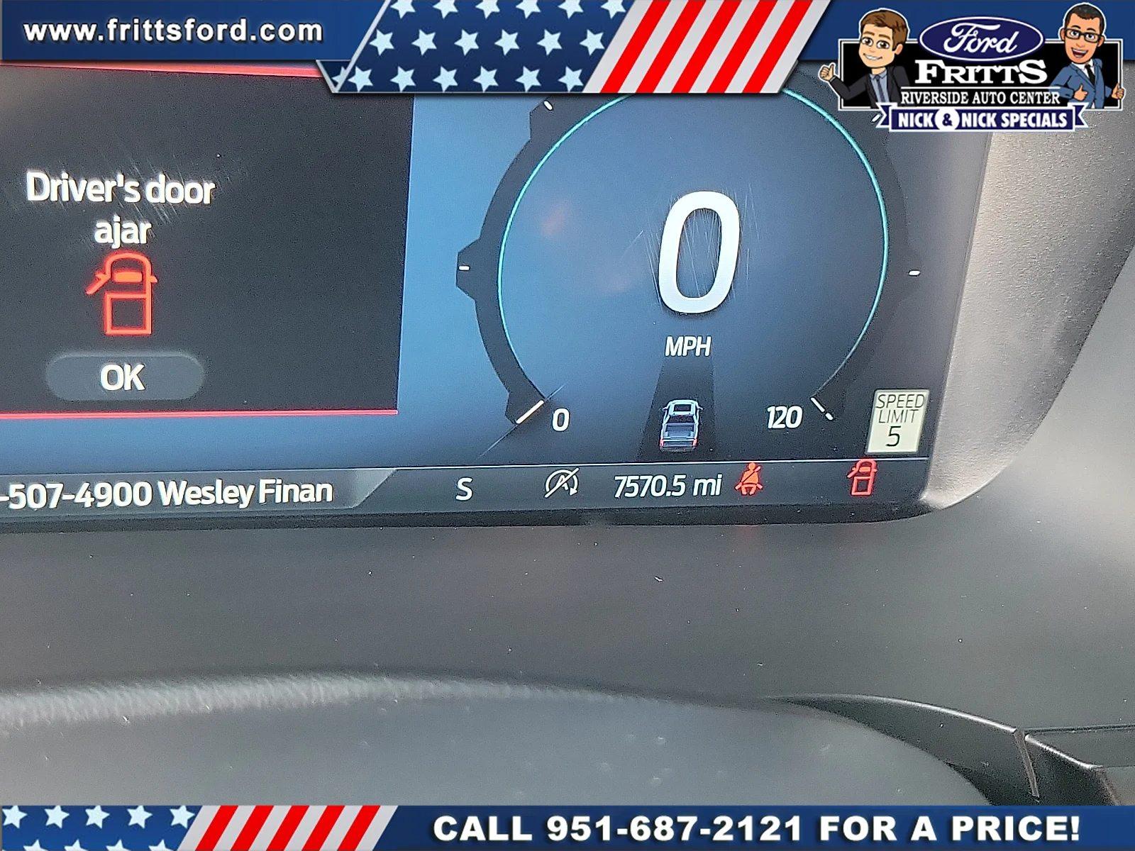 Certified Used 2025 White Metallic Ford Tremor image 2