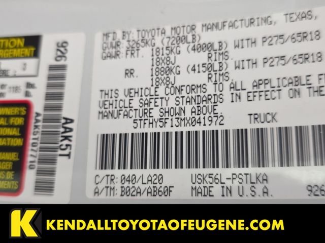 Certified Used 2021 White Toyota Limited image 10