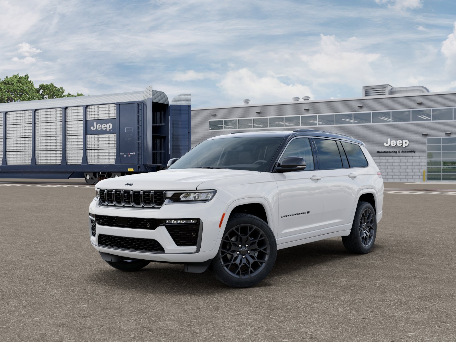 New 2027 Bright White Clear-Coat Paint Jeep Summit image 1