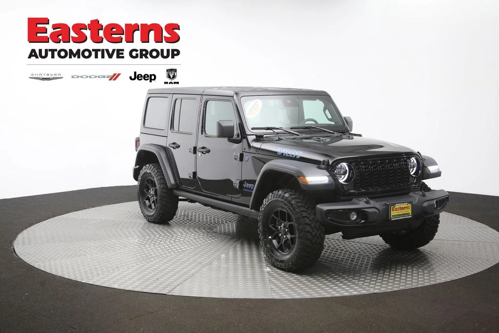 Used 2025 Black Jeep Willys 4xe image 50