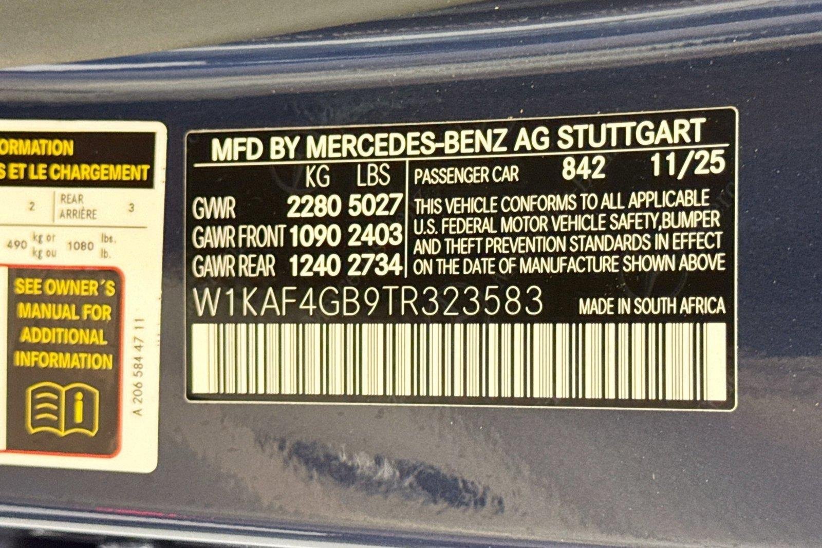 New 2026 Twilight Blue Metallic Mercedes-Benz C 300 image 30