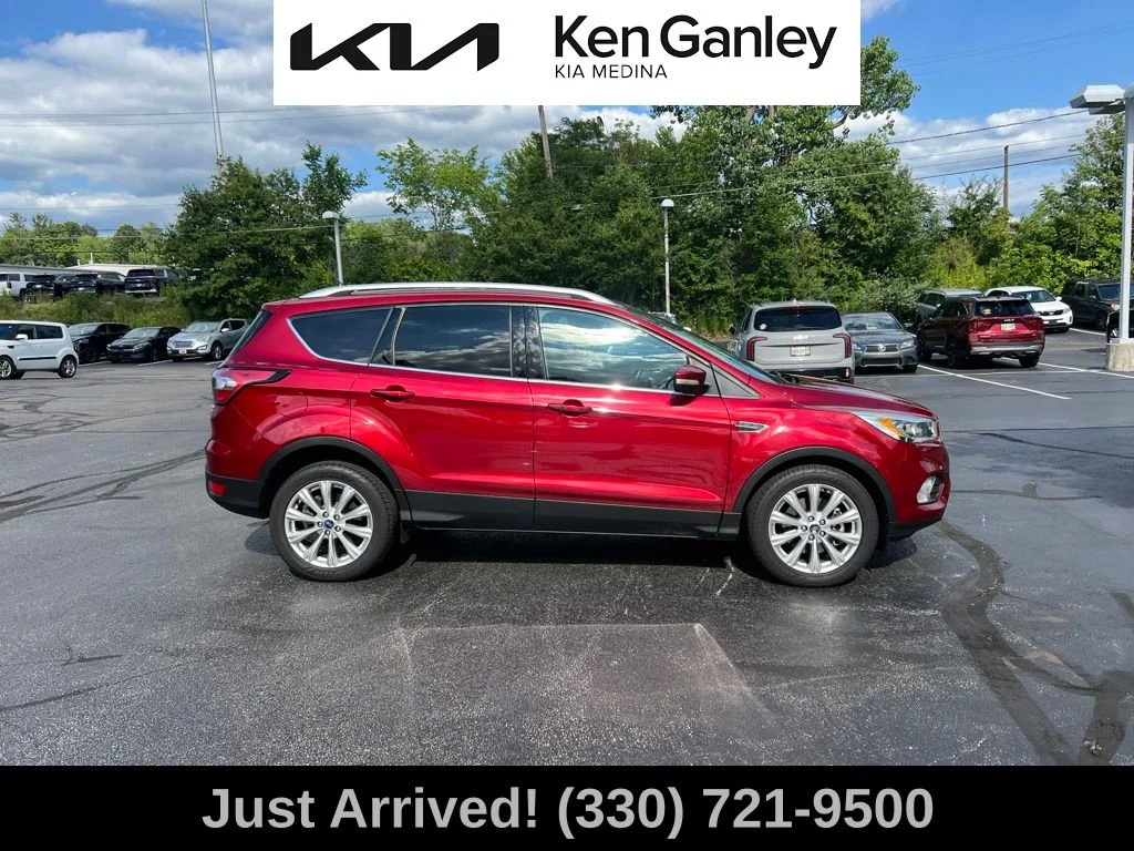 Used 2017 Red Ford Titanium image 4