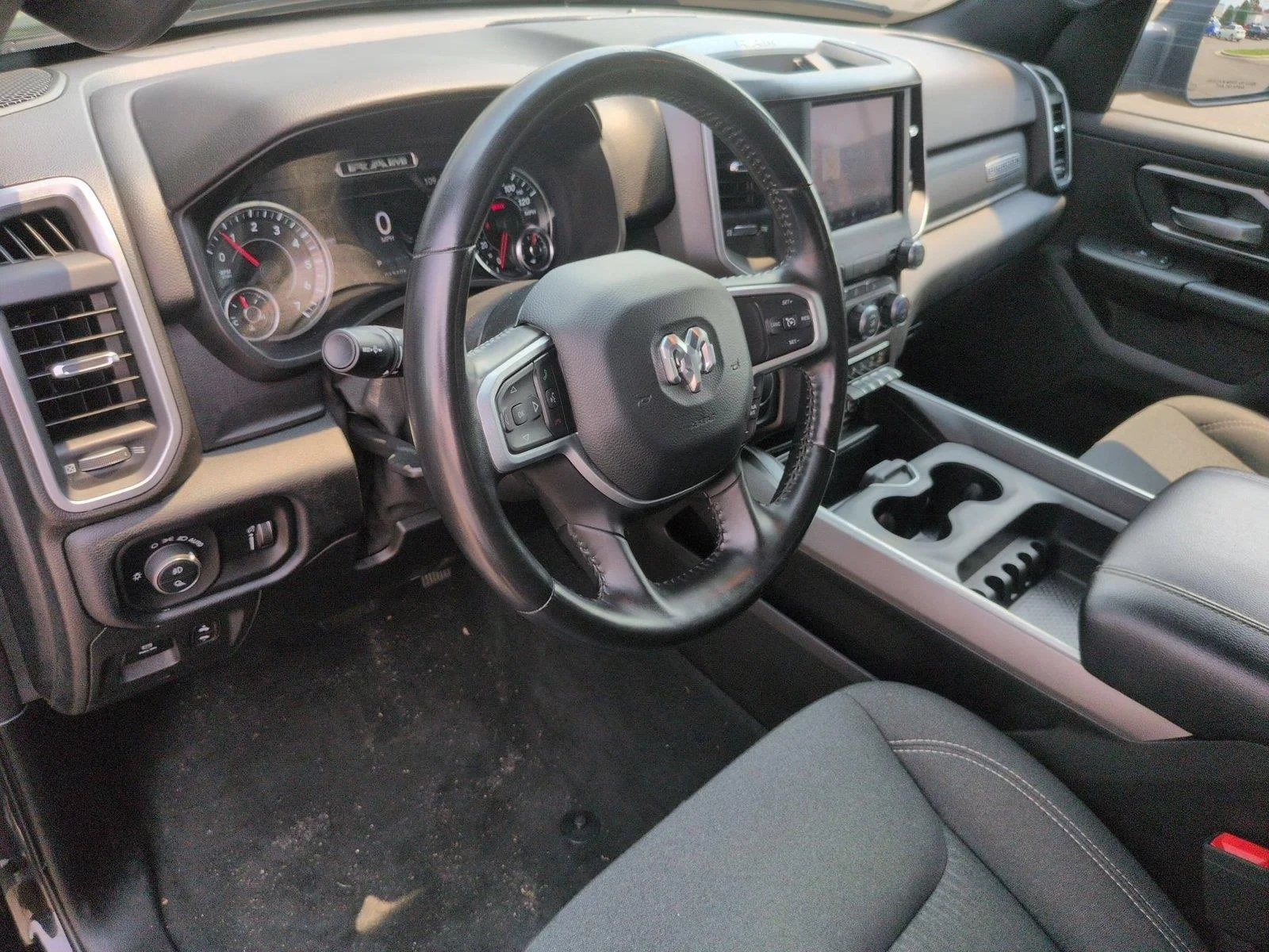 Used 2021 Diamond Black Crystal Pearlcoat Ram Big Horn image 19