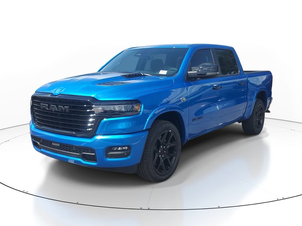 New 2026 Hydro Blue Pearl-Coat Exterior Paint RAM Laramie image 1