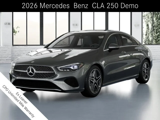 Certified Used 2026 Mountain Grey Metallic Mercedes-Benz CLA 250 image 1