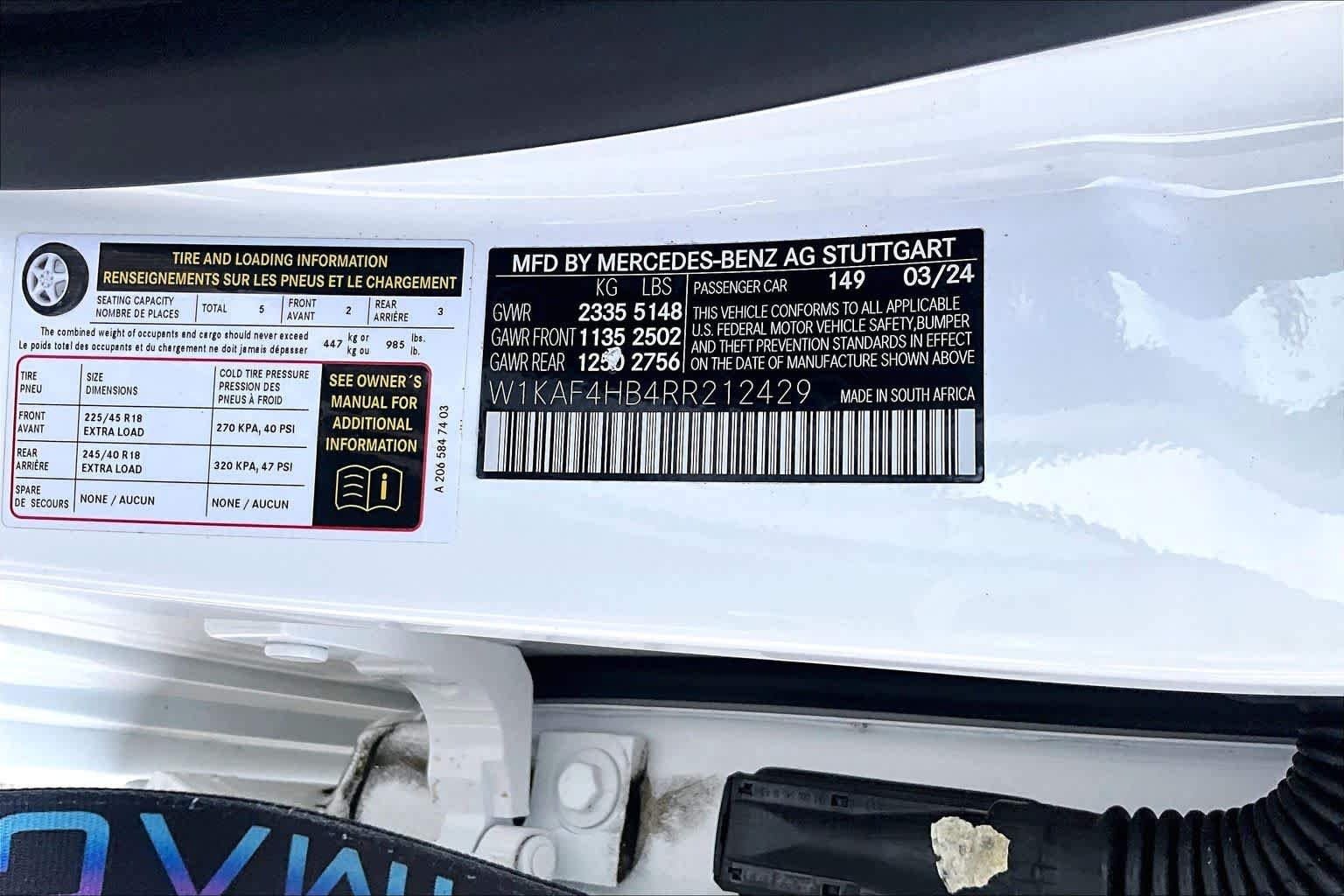 Certified Used 2024 Polar White Mercedes-Benz C 300 image 29