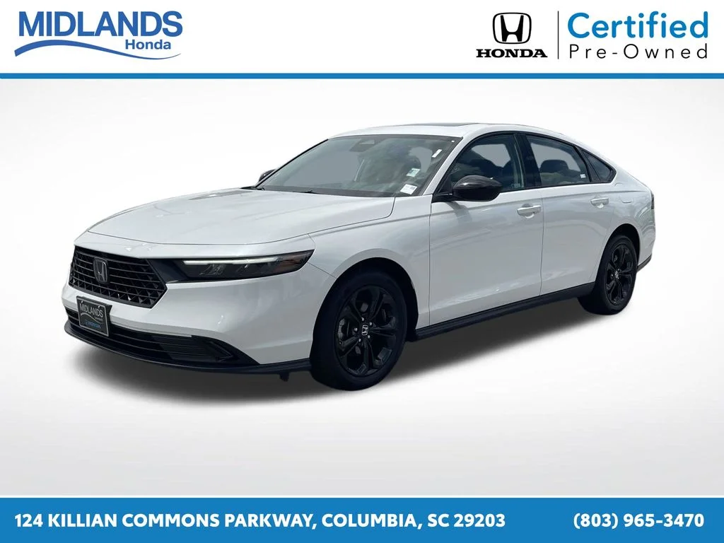 Certified Used 2025 Platinum White Pearl Honda 1.5T SE image 3