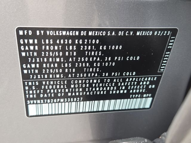 Used 2023 Silver Metallic Volkswagen 1.5T SE image 33