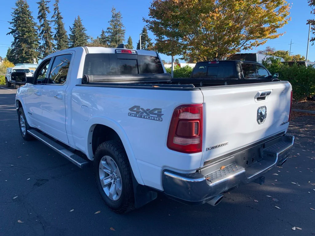 Used 2020 Bright White Clearcoat Ram Laramie image 2