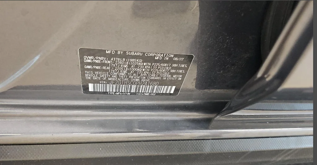 Used 2023 Gray Subaru Sport image 15