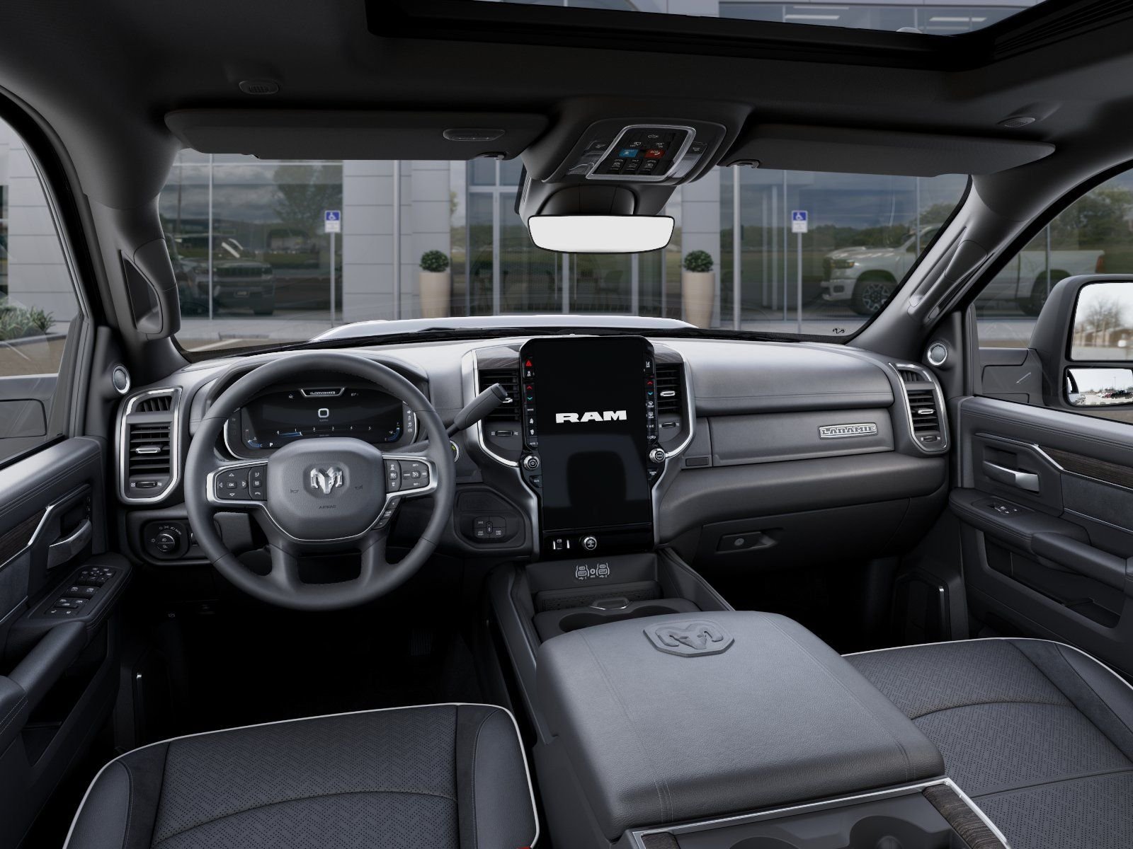 New 2026 Ceramic Gray Clear-Coat Exterior Paint RAM Laramie image 14