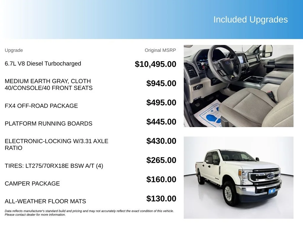 Used 2022 Oxford White Ford XLT image 5