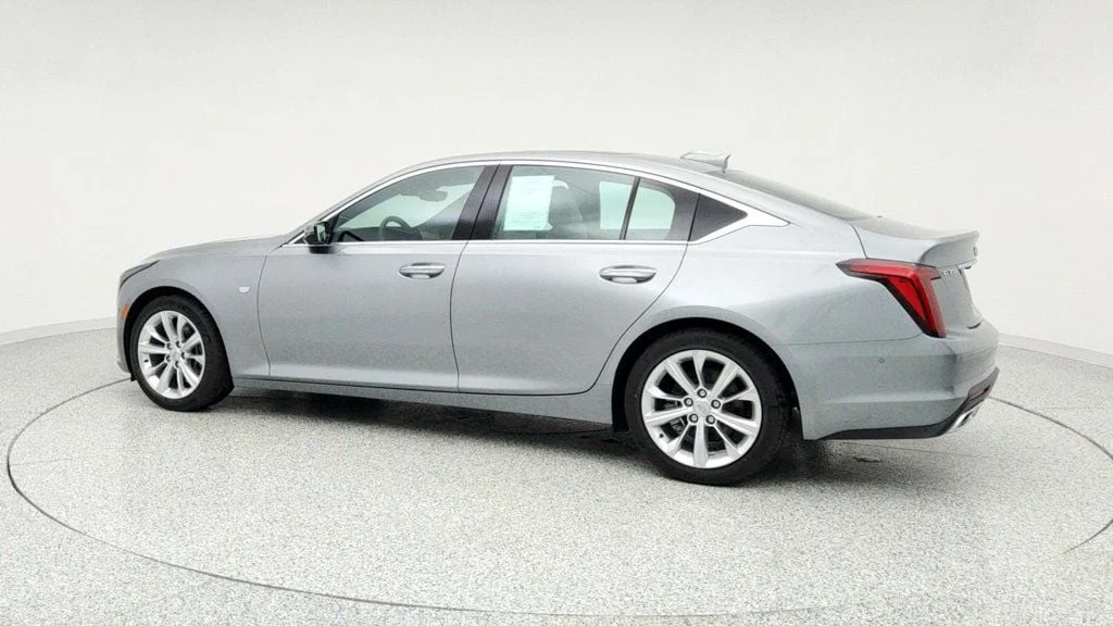 Used 2025 Argent Silver Metallic Cadillac 4dr Sedan Premium Luxury w/ Technology and Sun & Sound Packages image 7