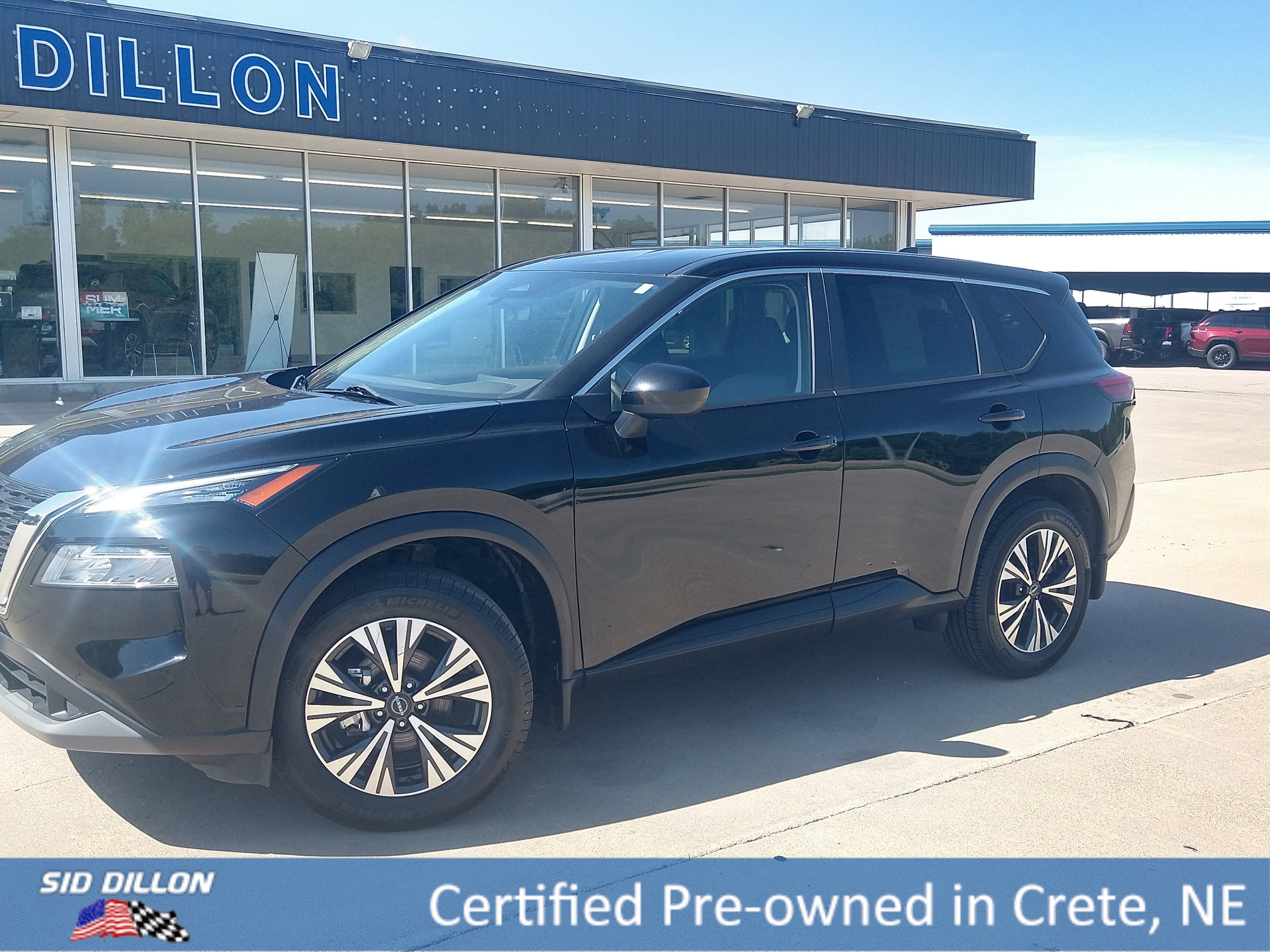 Used 2023 Super Black Nissan SV image 1