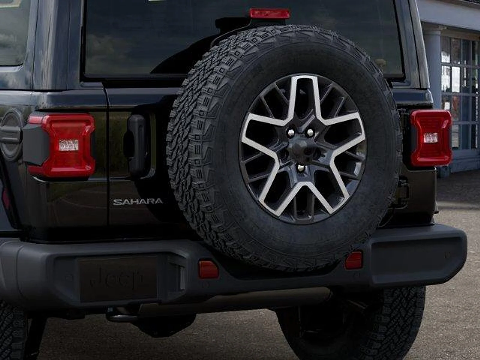 New 2026 Black Clear-Coat Exterior Paint Jeep 4-Door Sahara 4x4 image 13